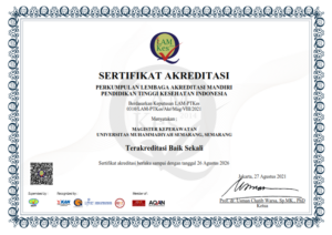 Read more about the article Sertifikat Akreditasi Magister Keperawatan Unimus