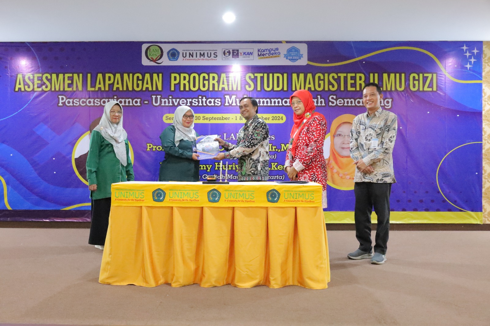 You are currently viewing LAM-PTKes Visitasi Akreditasi Prodi Magister Ilmu Gizi Unimus